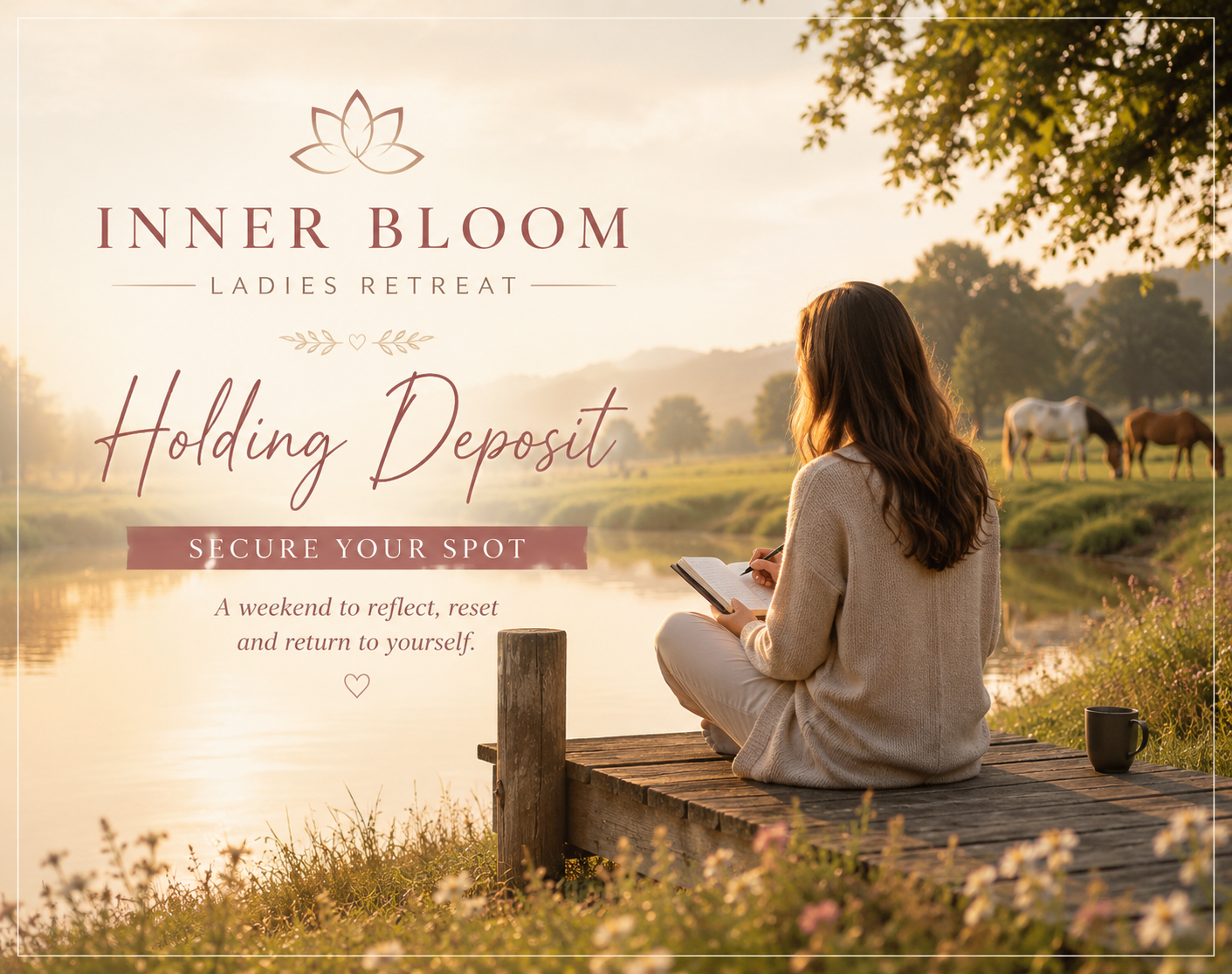 Inner Bloom Ladies Retreat Weekend - Holding Deposit