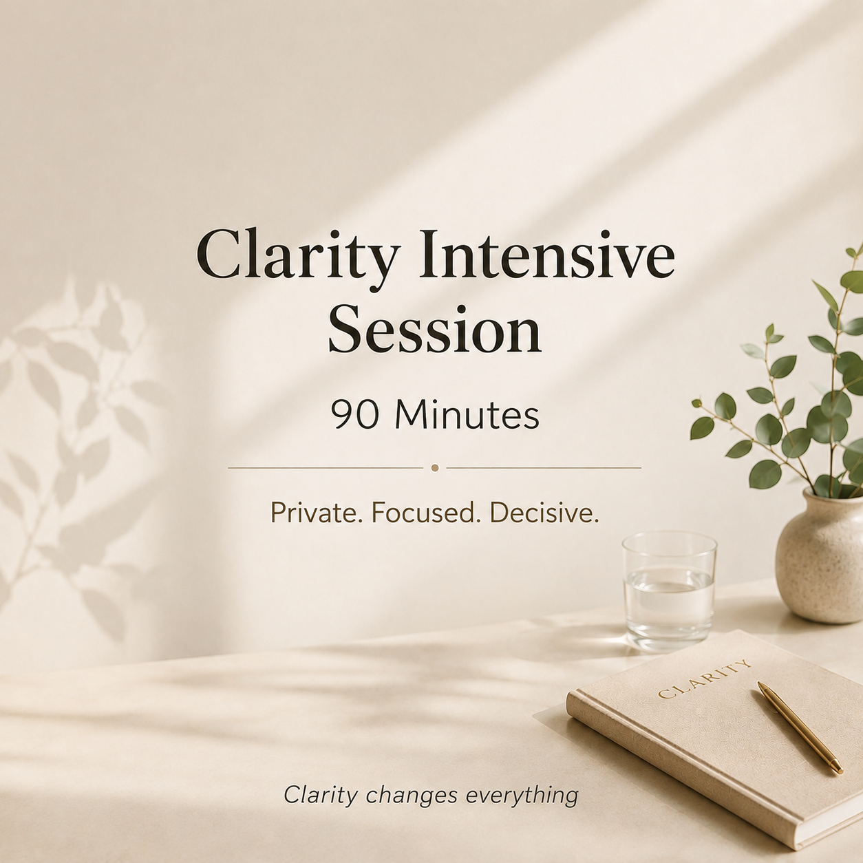 Clarity Intensive Session - 90 Minutes